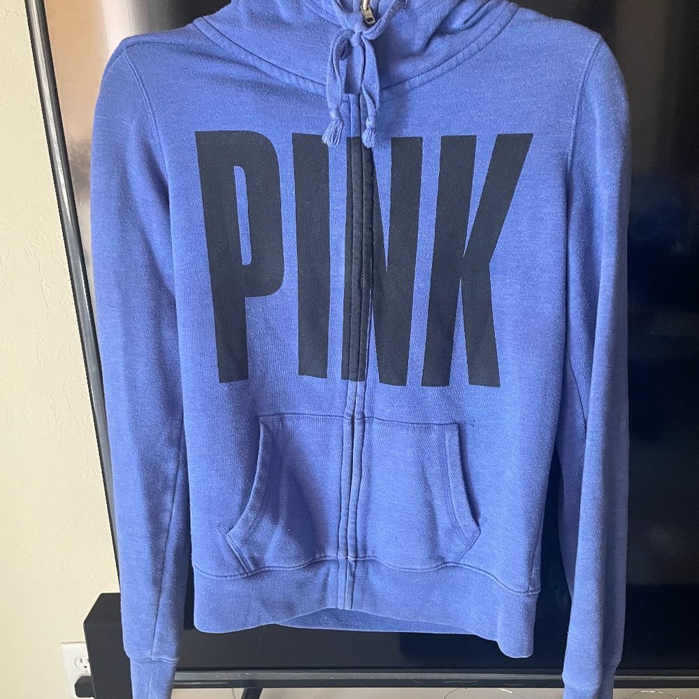 PINK full zip hoodie